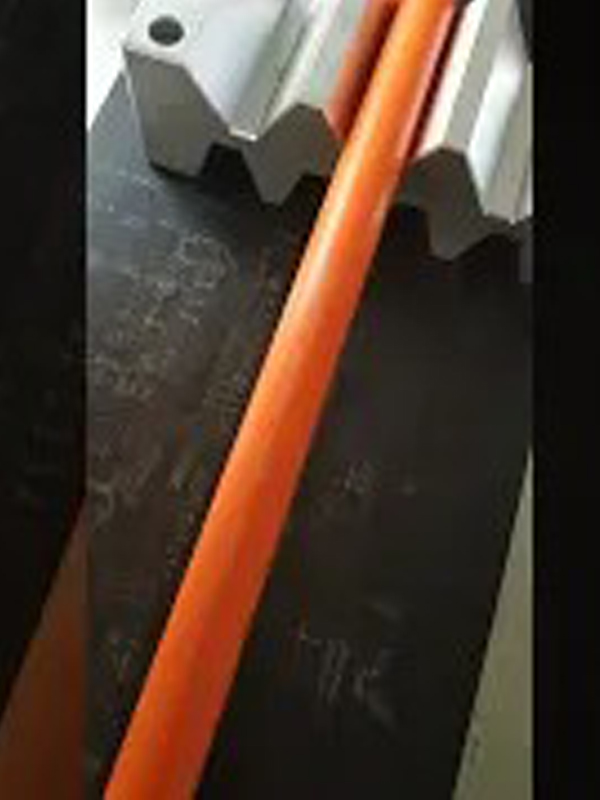Orange Color Pipe Marking By UV Laser Marking Machine 1