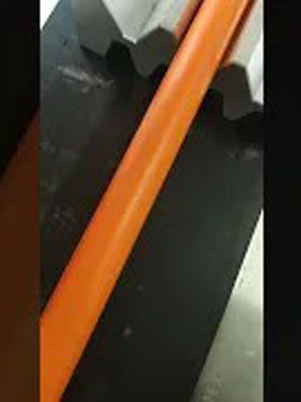 Orange Color Pipe Marking By UV Laser Marking Machine 2