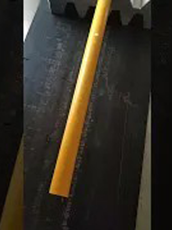 Yellow Pipe Marking By UV Laser Marking Machine