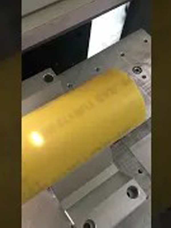 Yellow Ppr Pipe Marking By UV Laser Marker 4