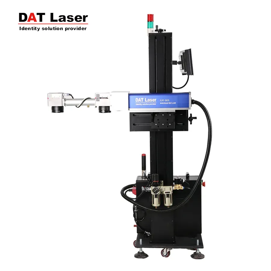 Double Head Flying Fiber Laser Marking Machine in China