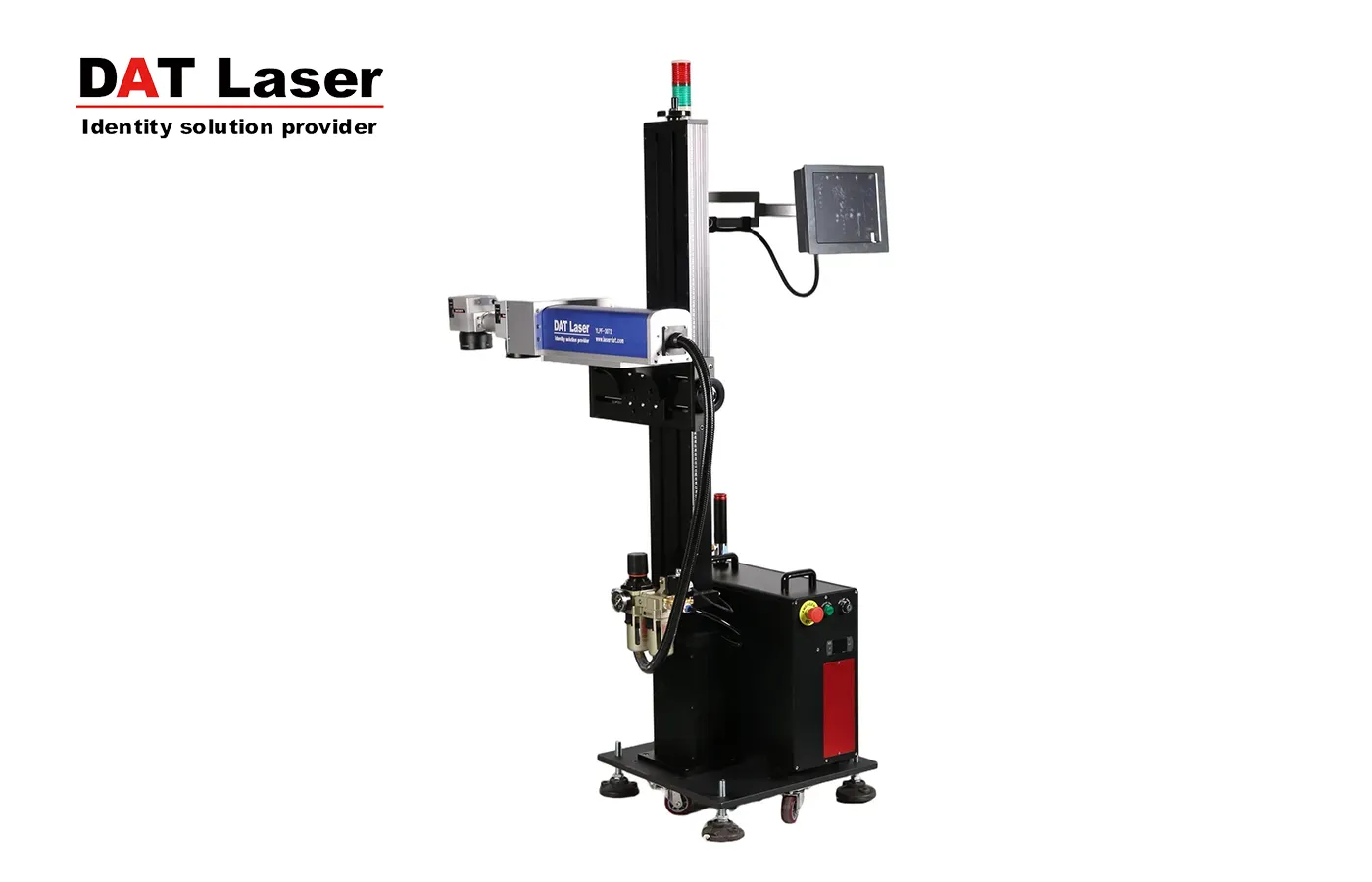 30W/50W Double-head Flying Fiber Laser Marking Machine