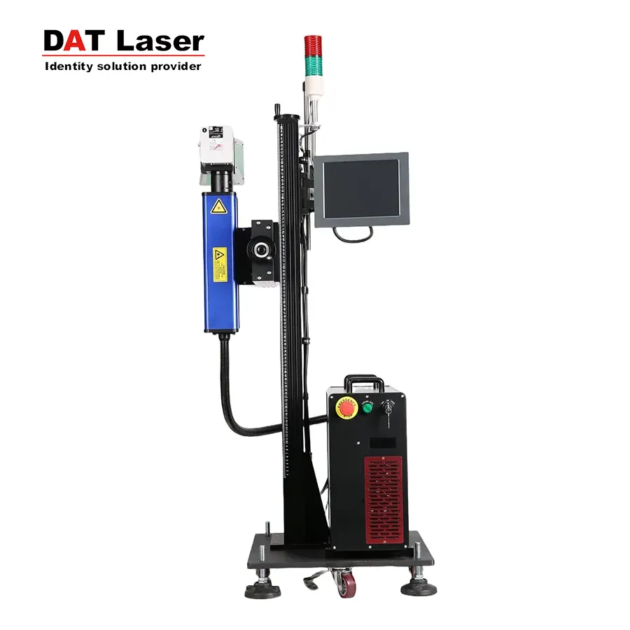 Single Head Flying Fiber Laser Marking Machine