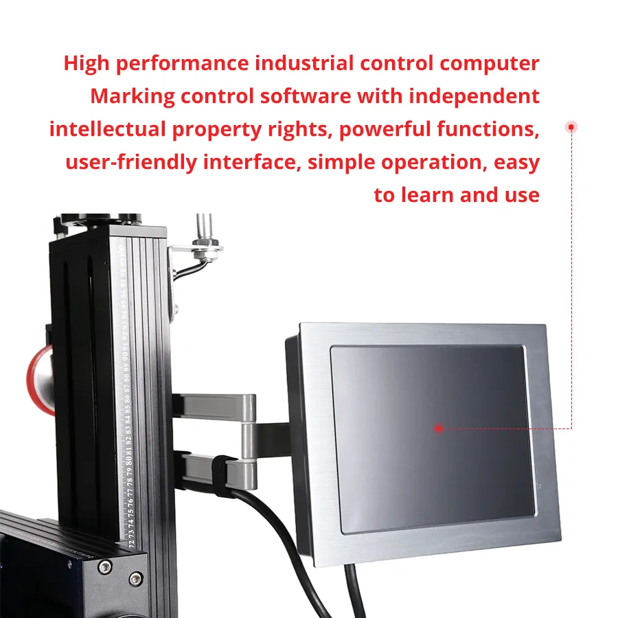 Features of 20W/30W/50W Single-head Flying Fiber Laser Engraving Machine