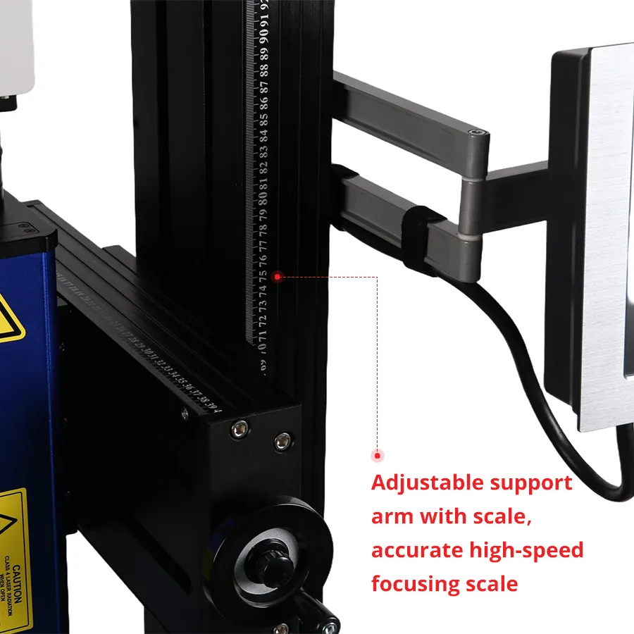 Features of 20W/30W/50W Single-head Flying Fiber Laser Engraving Machine
