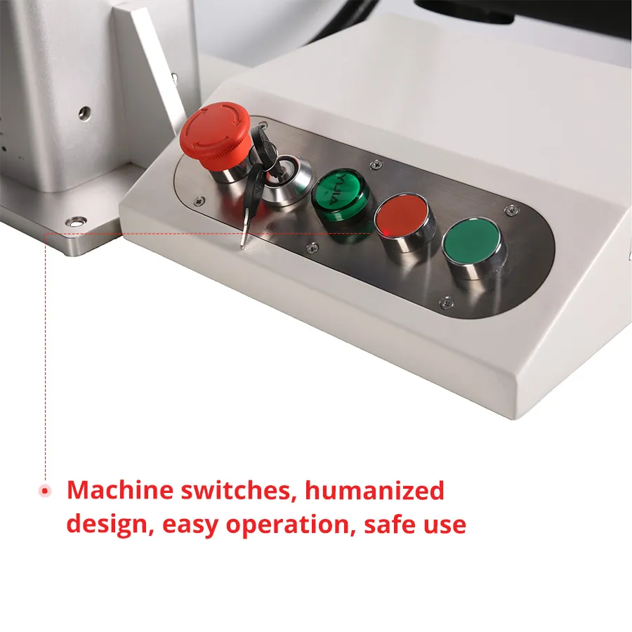 Features of 20W/30W/50W Table Fiber Laser Marking Machine