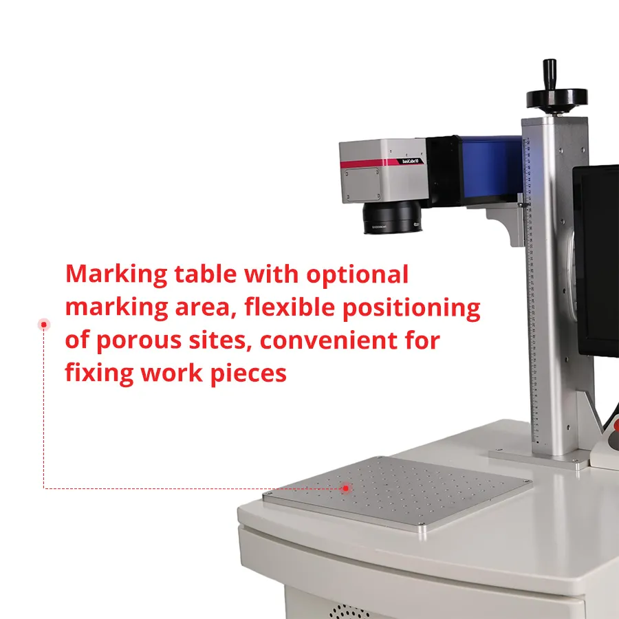 Features of 20W/30W/50W Table Fiber Laser Marking Machine