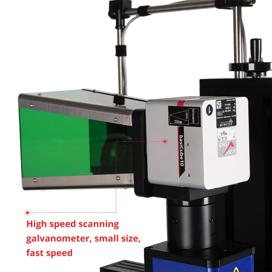Features of 30W/50W Double-head Flying Fiber Laser Engraving Machine