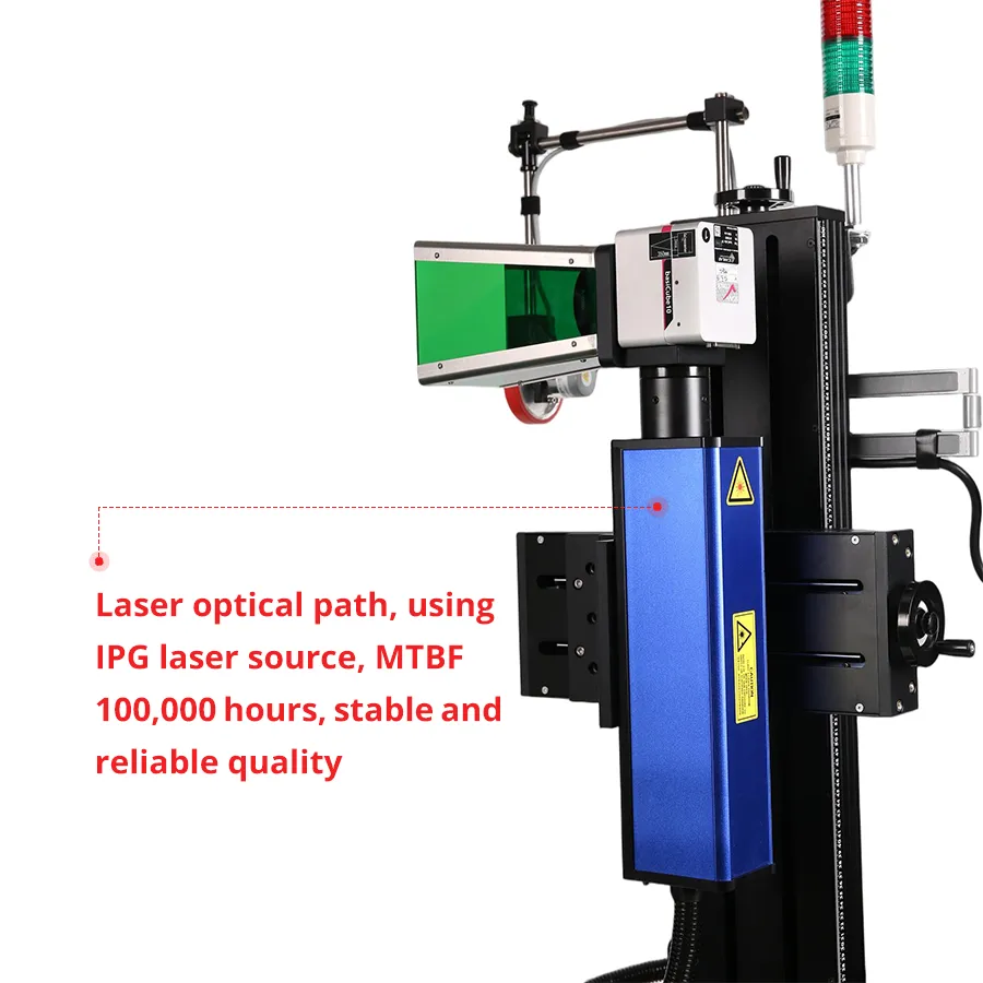 Features of 30W/50W Double-head Flying Fiber Laser Engraving Machine