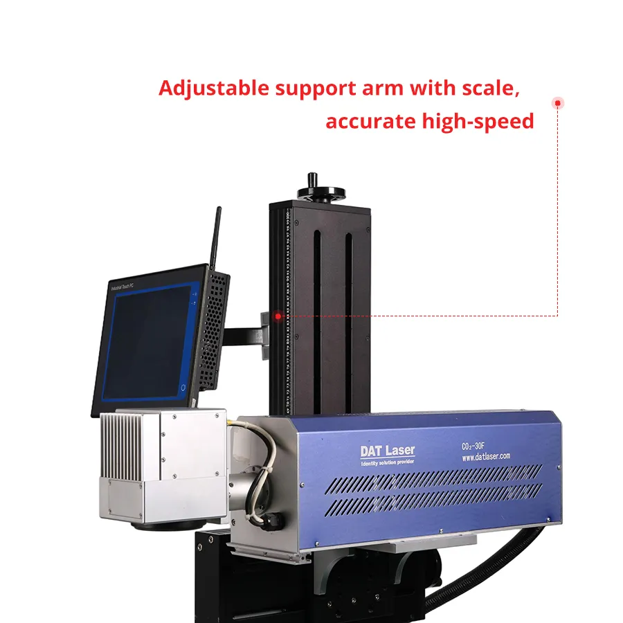 Features of 30W/55W Flying CO2 Laser Marking Machine